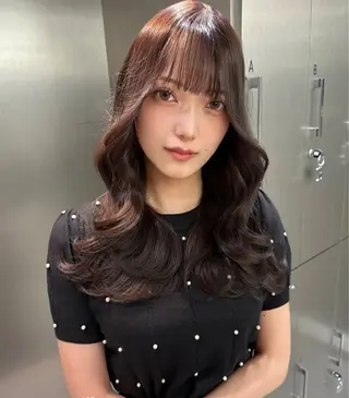 ロング ハイトーン/デザイン カラー／悠斗のヘアスタイル