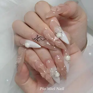 ネイル HANA 長さだしのネイルデザイン