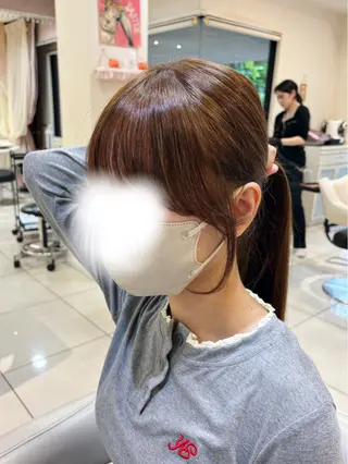 ロング 高橋 佑のヘアスタイル