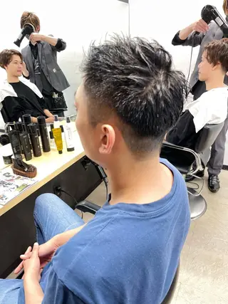 ショート メンズ Hair Labo NOSH六本松店のヘアスタイル