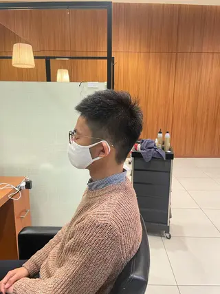 ショート メンズ 髙田 千華 髪質改善ストレートのヘアスタイル