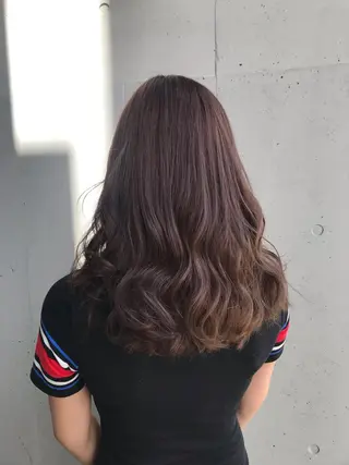 セミロング カラー 一ノ瀬 蘭のヘアスタイル