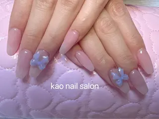 ネイル kao nail マグネット/長さだしのネイルデザイン