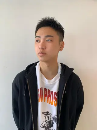 メンズ 名竹聖治/透明感 カラー/縮毛矯正のヘアスタイル