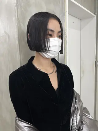 ショート カラー yiye 青山所属・無料カットモデル募集 🌱ひょうがのヘアスタイル