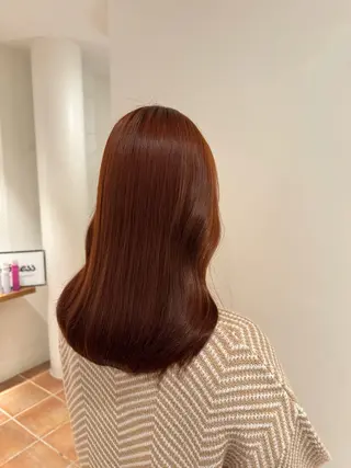 セミロング ホリグチ ルナのヘアスタイル