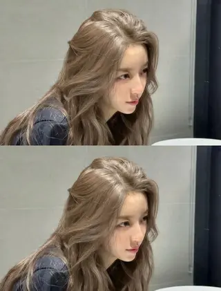 ロング カラー レイヤー/柔色 カラー/SAkiのヘアスタイル