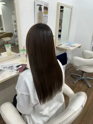 ロング カラー GLOSS 心斎橋 山上のヘアスタイル