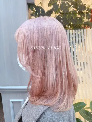 カラー 韓・中華美女ヘア 🇰🇷×🇨🇳のヘアスタイル