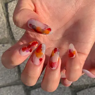 カラー ネイル yuri kaのネイルデザイン