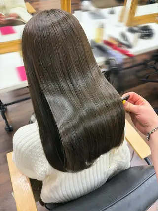 ロング カラー ツヤ髪✨髪質 改善 渋谷 ｻﾜのヘアスタイル