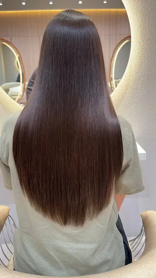 ロング カラー レイヤー❣️縮毛矯正 川村利幸のヘアスタイル