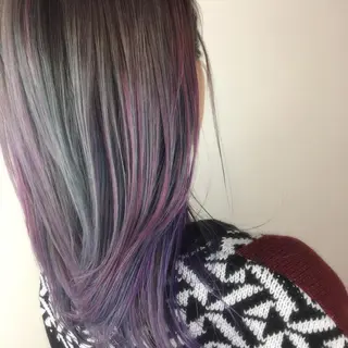 ロング カラー ヘアアレンジ Tiger  Lily所属・江藤 星史のヘアスタイル