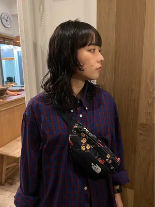 ミディアム パーマ 原宿/ケパーマ 🧺ユウマのヘアスタイル