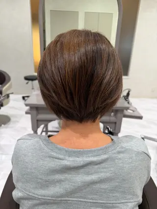 ショート ダブルカラー🌷✨ 守屋紗希のヘアスタイル