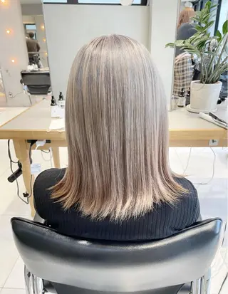 ミディアム カラー ヘアアレンジ 艶髪/レイヤーカット 🐣misakiのヘアスタイル