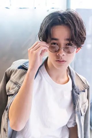 パーマ メンズ 海外デザイン🇺🇸 石渡諒太のヘアスタイル