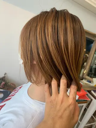 ミディアム 大宮/山口 竣也のヘアスタイル