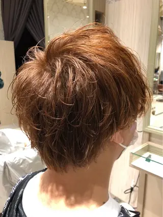 ショート カラー メンズ特化☝️添田 好恵のヘアスタイル