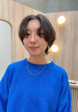 ショート Zina 十条店所属・デザインカラー／ボブ 🍦MEI🍦のヘアスタイル