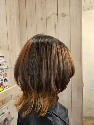 ミディアム 宮城千奈美🍒 カットモデル募集のヘアスタイル