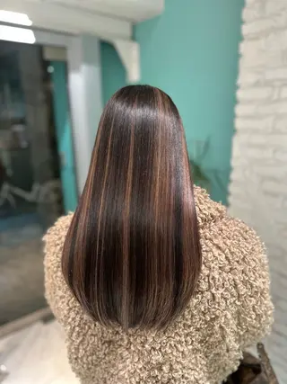 ロング カラー LeeHorie MIUのヘアスタイル