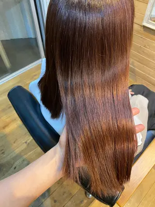 ミディアム カラー 髪質改善🌟透明感 🌟三塚有紀子のヘアスタイル