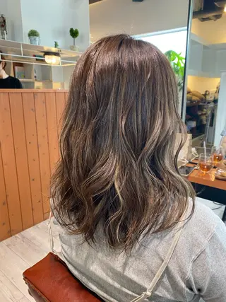 ロング カラー 金沢市/美容師/ 岡島由希美のマツエク・マツパデザイン