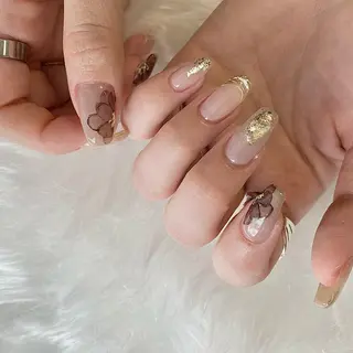 ネイル Ray. ／綺麗目ニュアンスのネイルデザイン