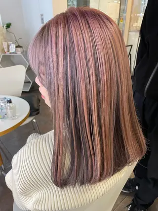 ロング キルンサンピアン所属・ナチュラルカラー 児玉優香のヘアスタイル