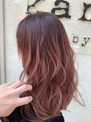 ミディアム 髪質改善色素改善特化 keiのヘアスタイル