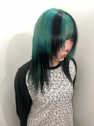 ミディアム 💥ウルフカット デザインあんな💥のヘアスタイル