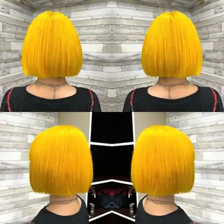 ショート カラー "PEPPU "所属・🌈推し色派手髪 ハイトーンShinのヘアスタイル