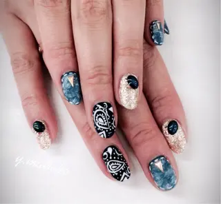 ネイル She nail studio 原宿所属・パラジェル有/ スカルプ/mahoのネイルデザイン