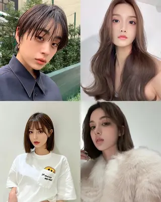 ミディアム カラー 笠原 健人のヘアスタイル