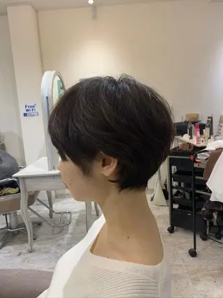 ショート 再現性ショートボブ 木又克美のヘアスタイル