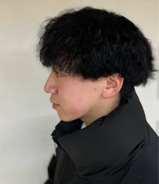 カラー パーマ メンズ メンズカット∕パーマ ∕縮毛矯正∕廣井永輝のヘアスタイル