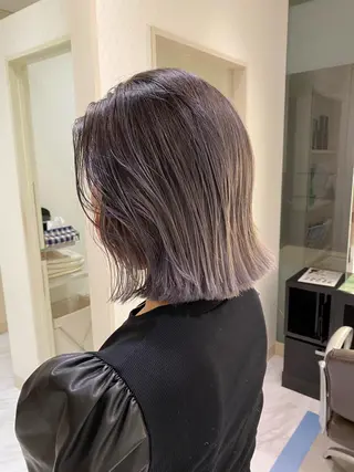 セミロング カラー 【Ryo】 socie天神のヘアスタイル