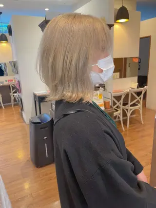 ショート カラー 髪質改善/ブリーチ 田代 龍我のヘアスタイル