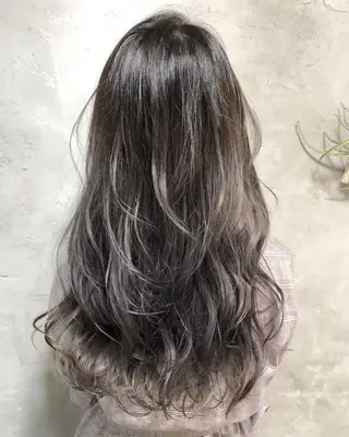 ロング カラー ヘアアレンジ 遠藤 拓馬のヘアスタイル