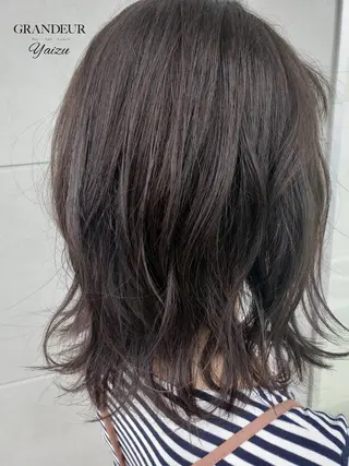 パーマ セミロング 【GRANDEUR】 Matsuiのヘアスタイル