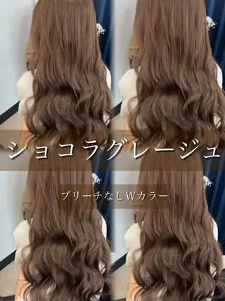 カラー 似合わせレイヤー🪽 グレージュ🪽のあのヘアスタイル