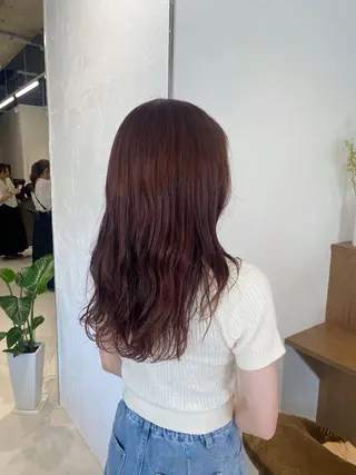 ロング カラー 暖色カラー /ヘアアレンジ/花鈴のヘアスタイル