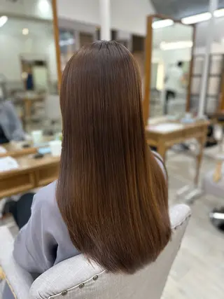 ロング 透明感カラー りゅうせいのヘアスタイル