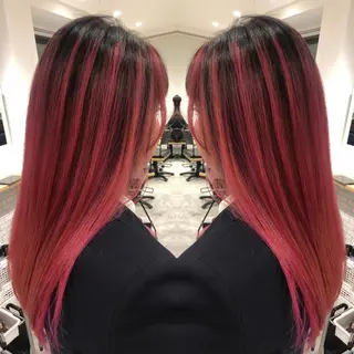 ミディアム カラー JILBLAN京都 ショート/ハイライトのヘアスタイル