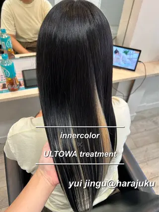 ロング カラー パーマ ヘアアレンジ メンズ ワット 原宿のヘアスタイル