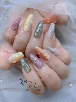 ネイル 長さだし専門店 M2　rikaのネイルデザイン