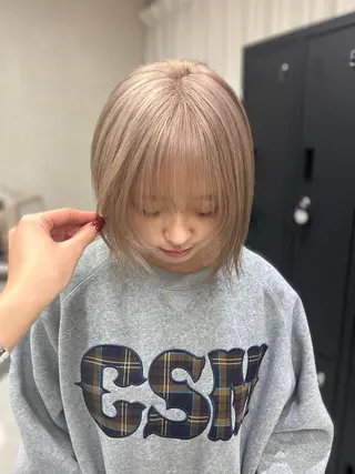 ロング ハイトーンカラー🩶 大阪/kanonのヘアスタイル