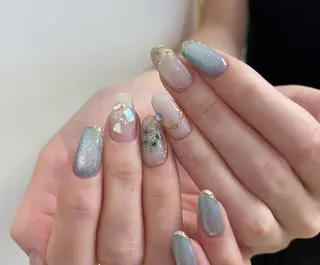 ネイル By moonネイル 🌷ワンホン/韓国風のネイルデザイン