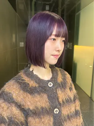 ショート カラー 透明感ハイトーン/ レイヤー/セイナのマツエク・マツパデザイン